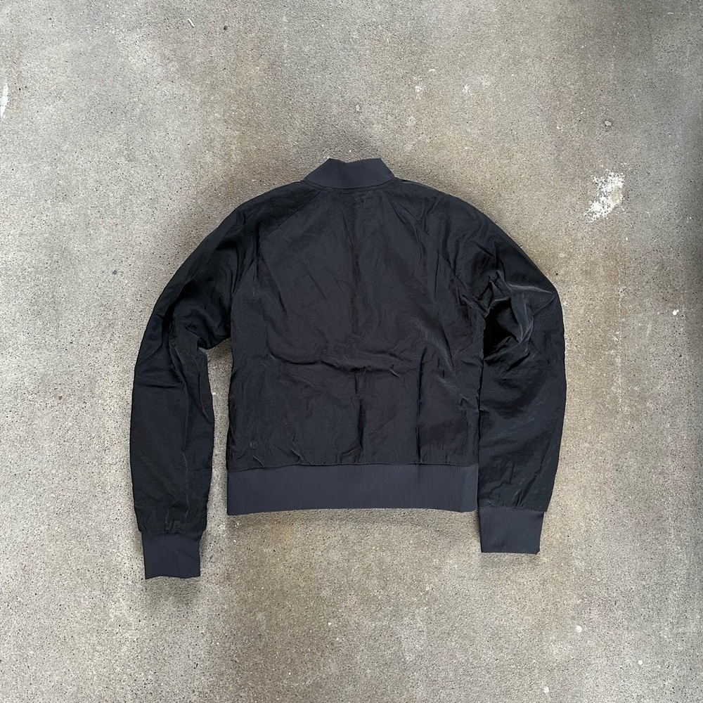 Lululemon Non Stop Bomber Reversible Jacket First Release in Black Size 4 Coat - Picture 9 of 12